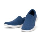 Jeansblaue Herren Merinoschuhe Slip On Paar