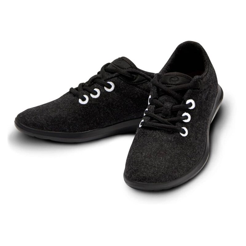 Merino Schuh schwarz-weiß
