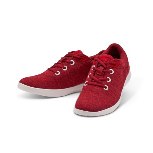 Merino Schuh Sneaker Rot