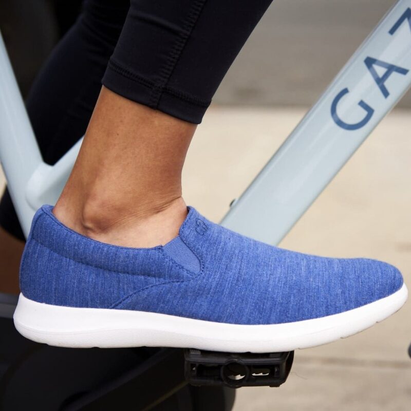 Femmes bleu jean Slip On Vélo