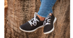 Merinos Lace-Up noir-blanc femmes à rocher